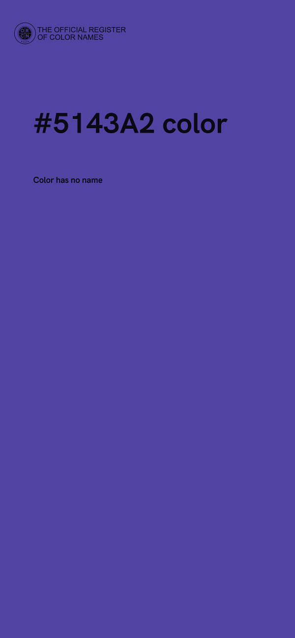 #5143A2 color image