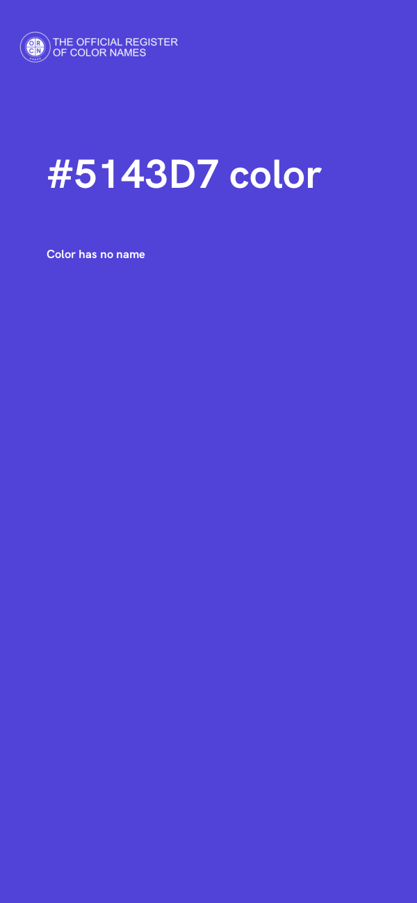 #5143D7 color image