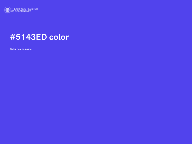 #5143ED color image