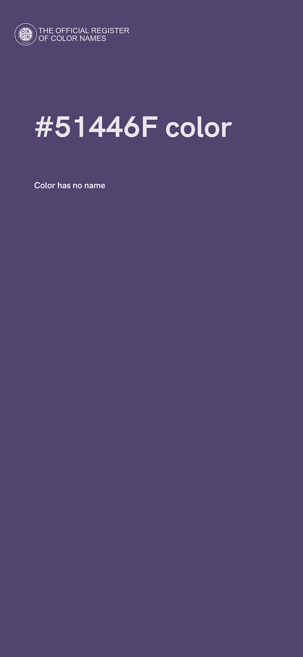 #51446F color image