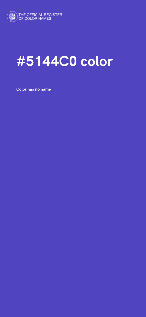 #5144C0 color image