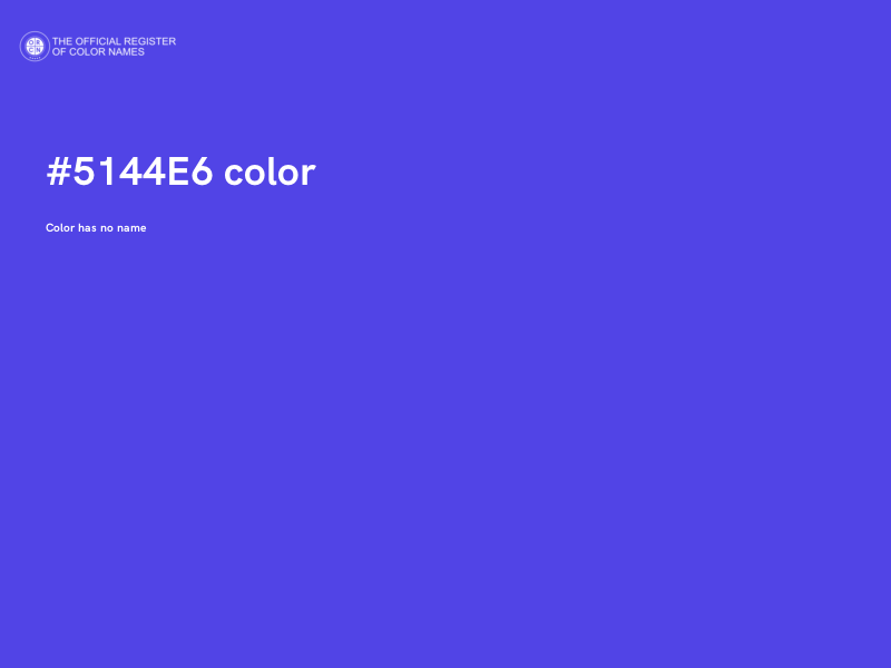 #5144E6 color image