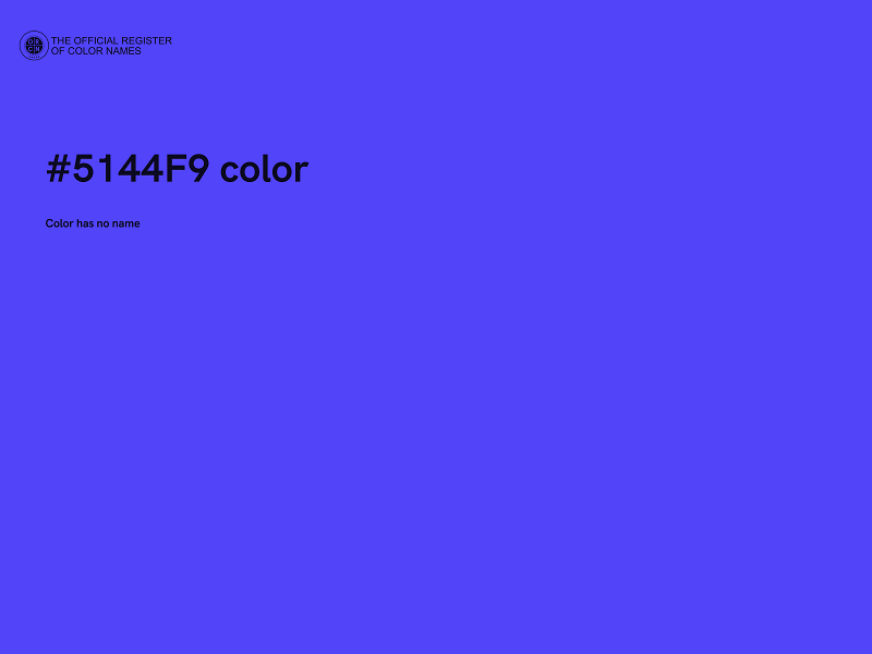 #5144F9 color image