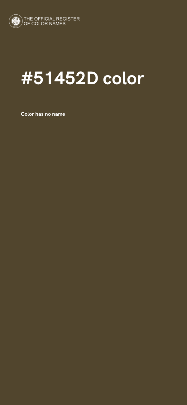 #51452D color image