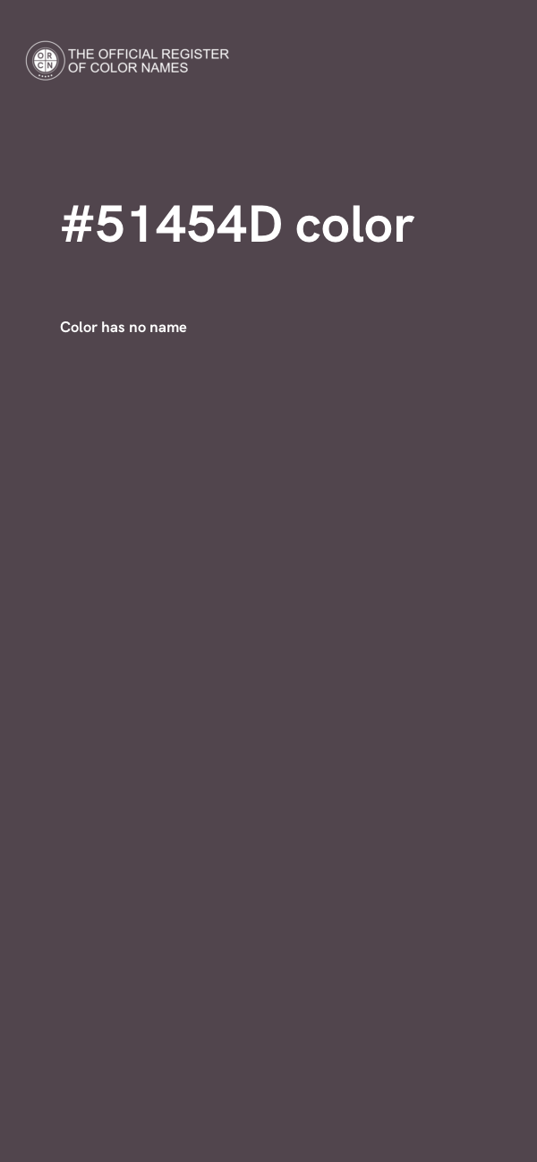 #51454D color image