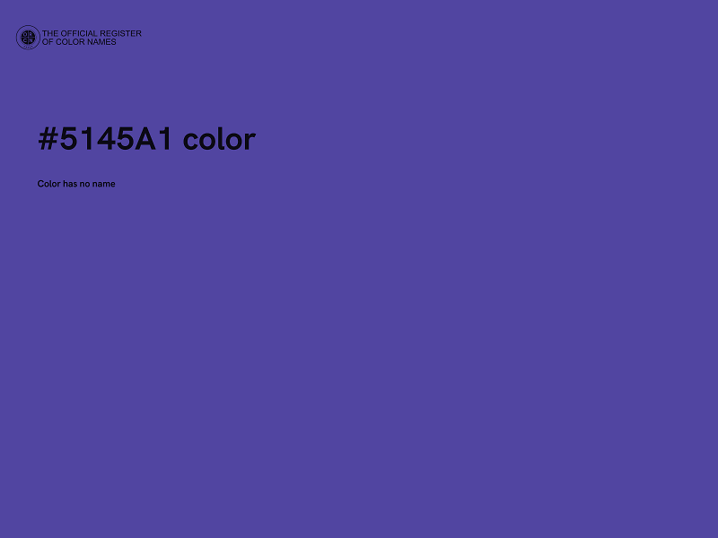 #5145A1 color image