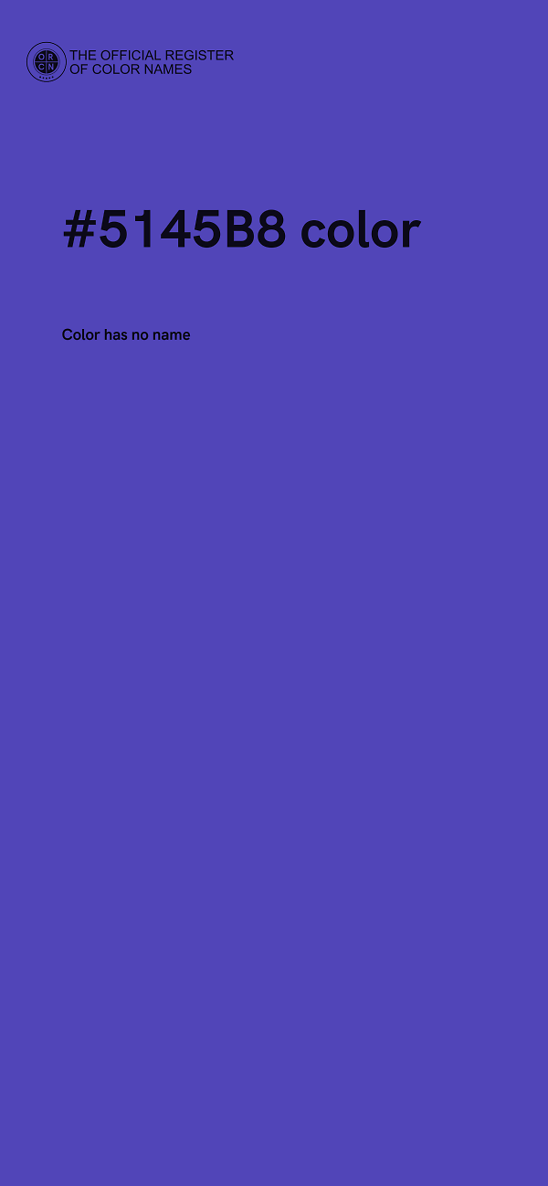 #5145B8 color image