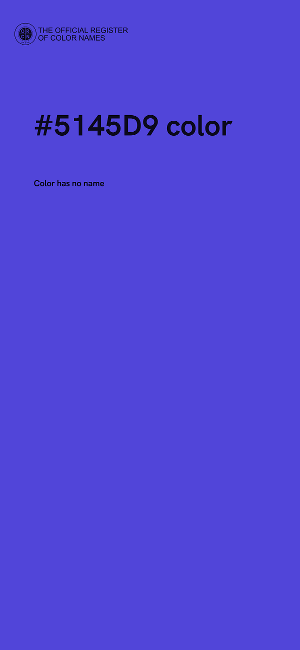 #5145D9 color image