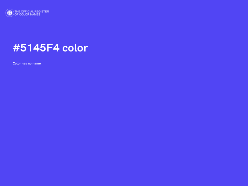 #5145F4 color image