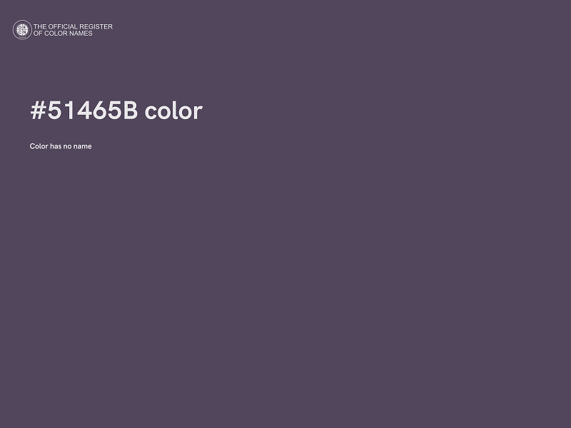 #51465B color image