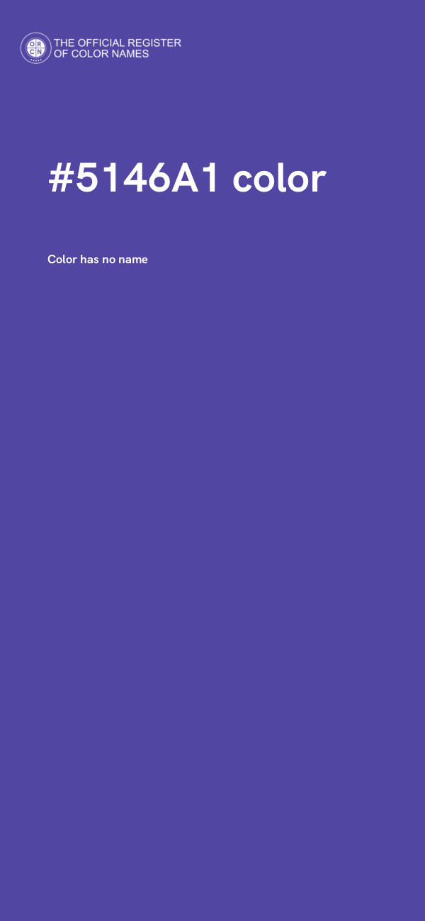 #5146A1 color image