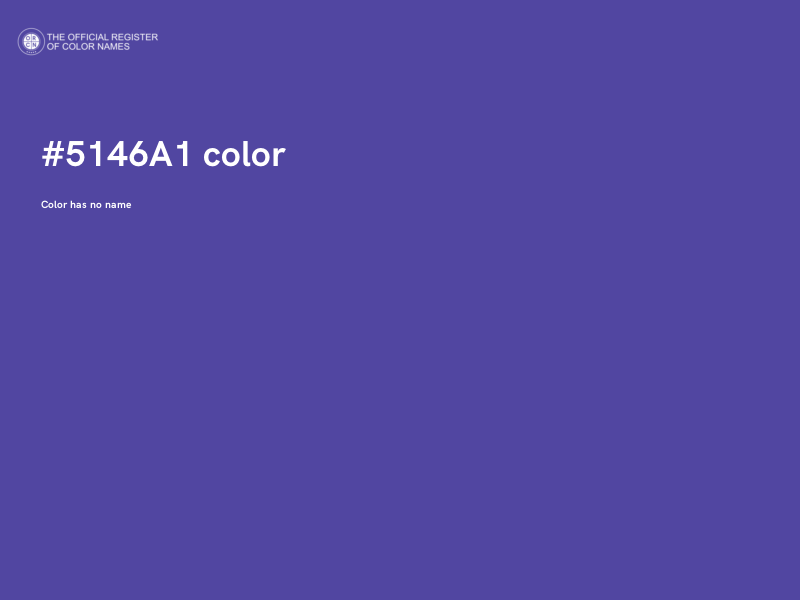 #5146A1 color image