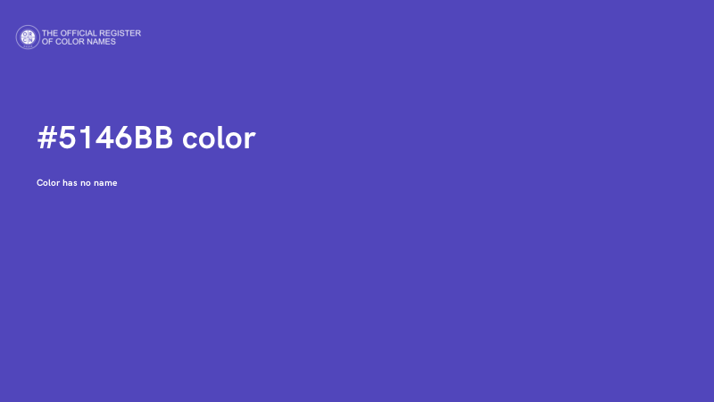 #5146BB color image
