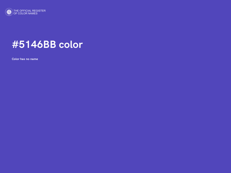 #5146BB color image