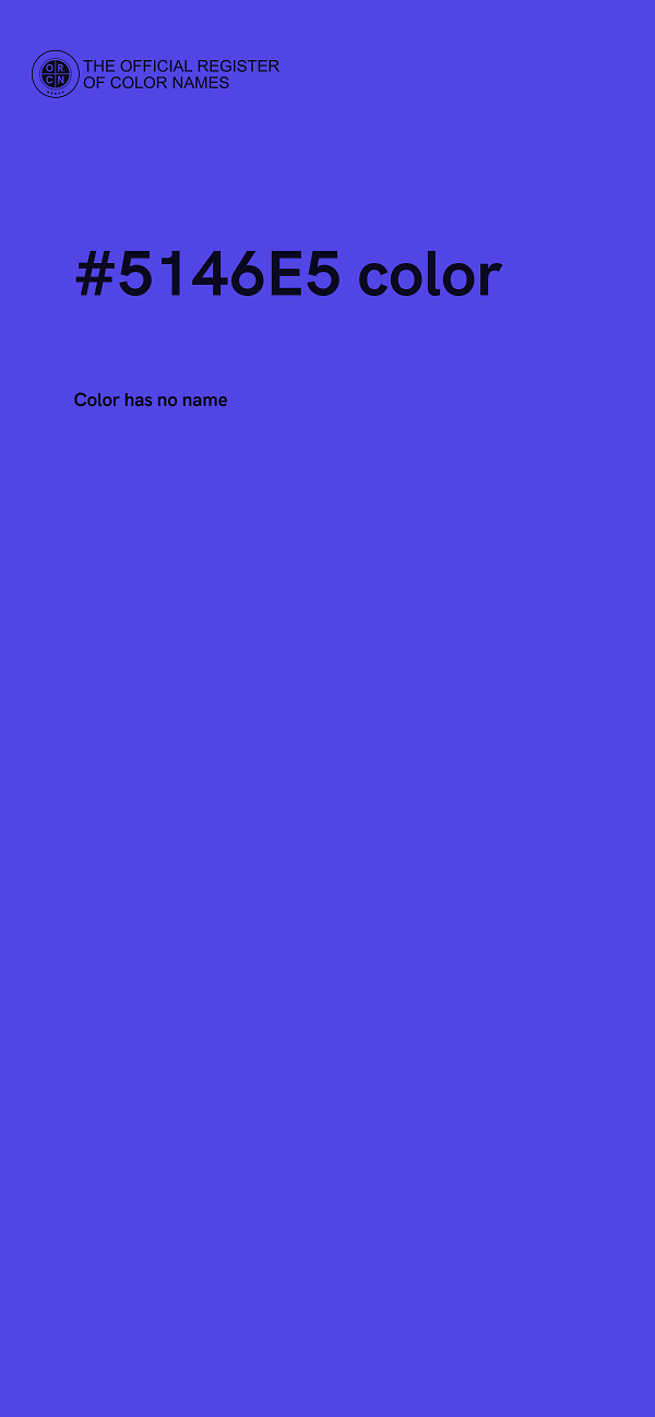 #5146E5 color image