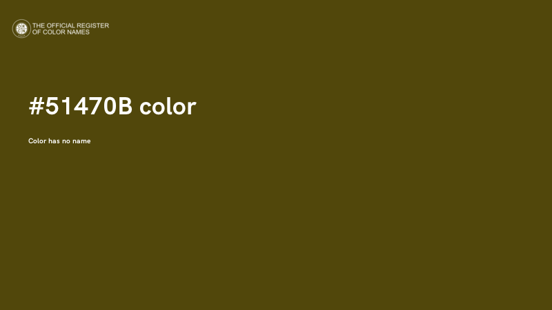 #51470B color image