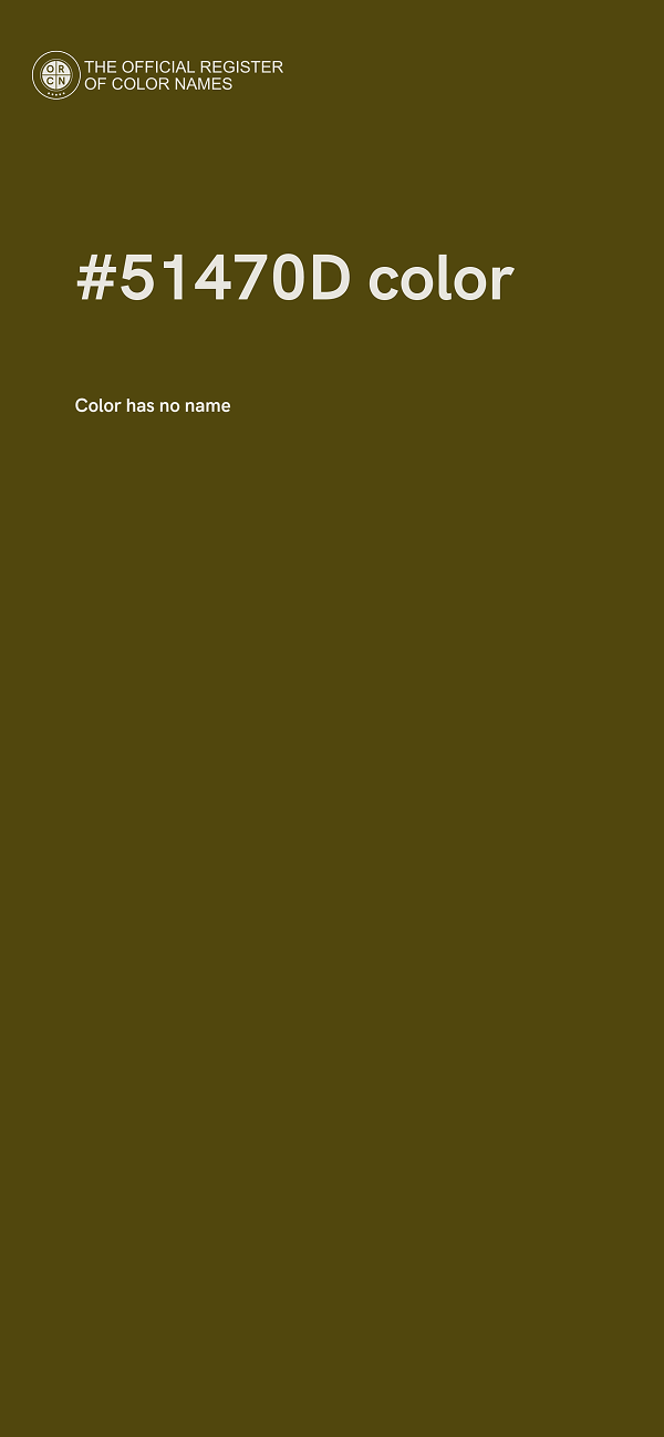 #51470D color image
