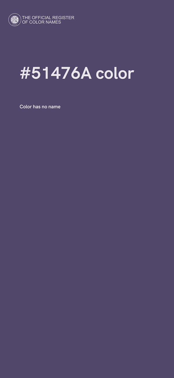 #51476A color image
