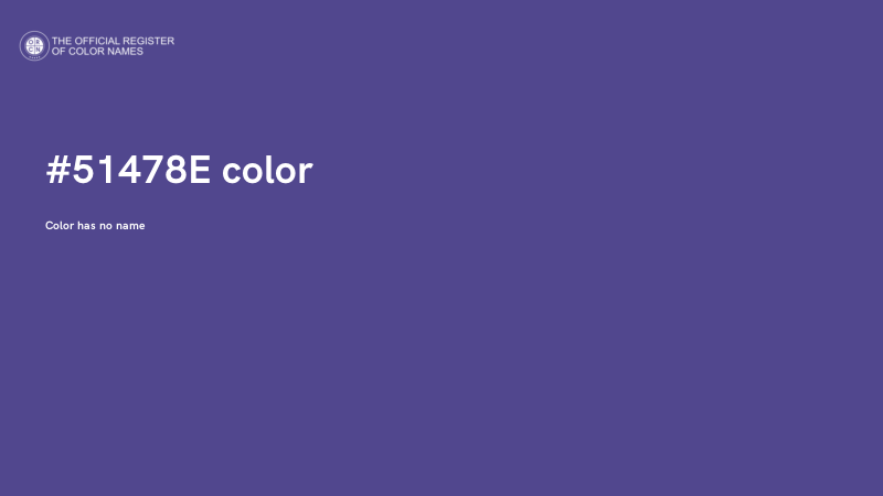 #51478E color image