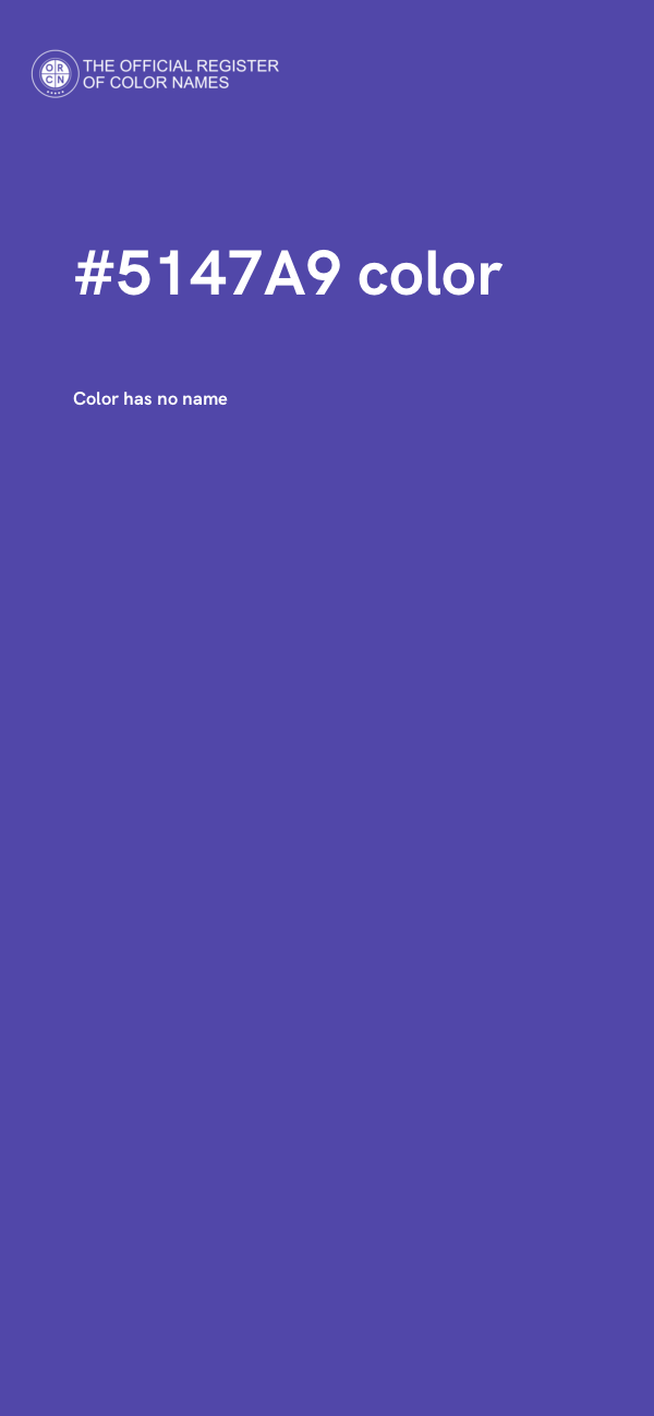#5147A9 color image
