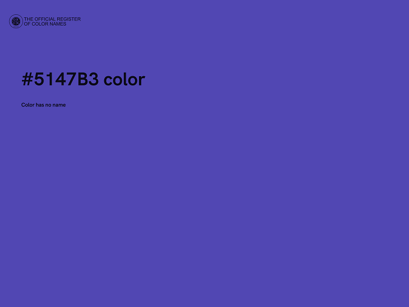 #5147B3 color image