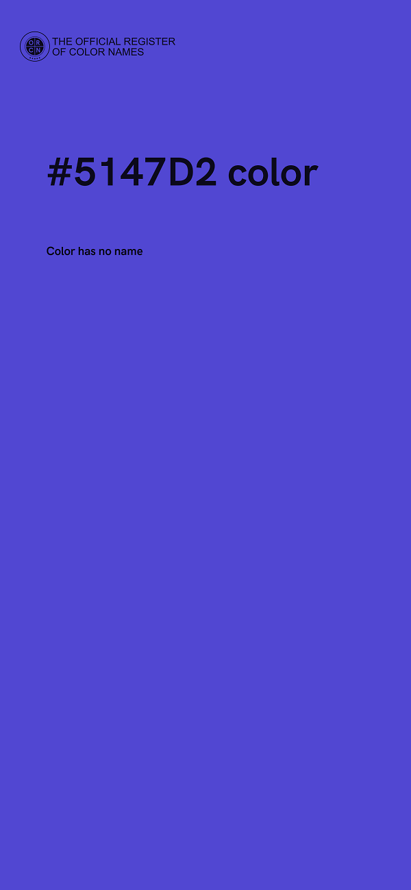 #5147D2 color image