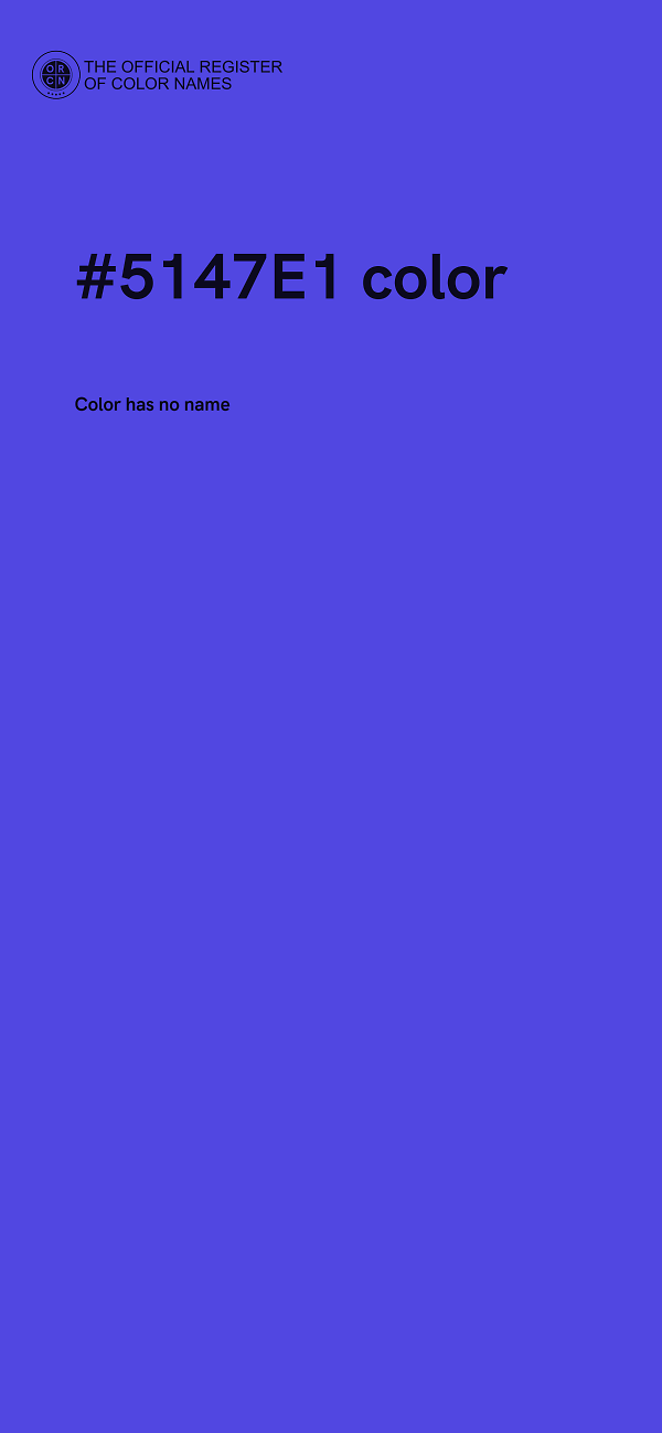 #5147E1 color image