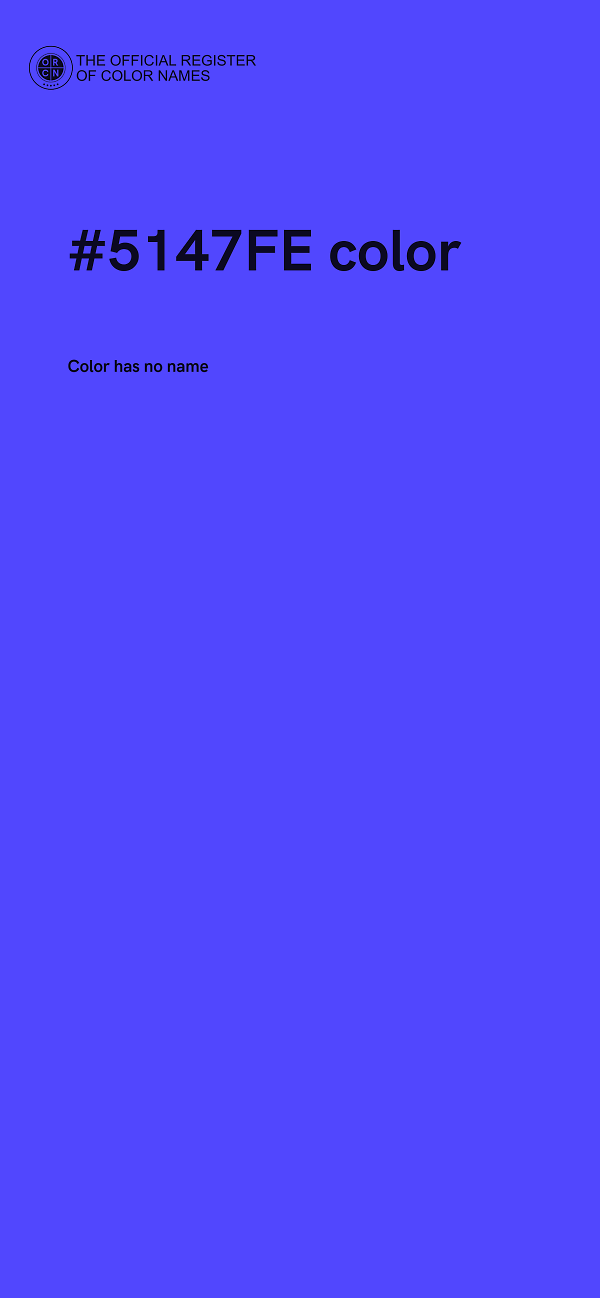 #5147FE color image
