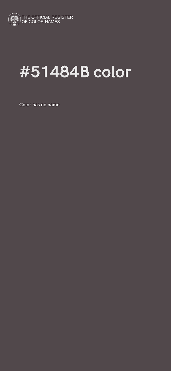 #51484B color image