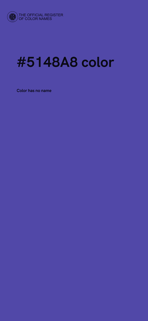 #5148A8 color image