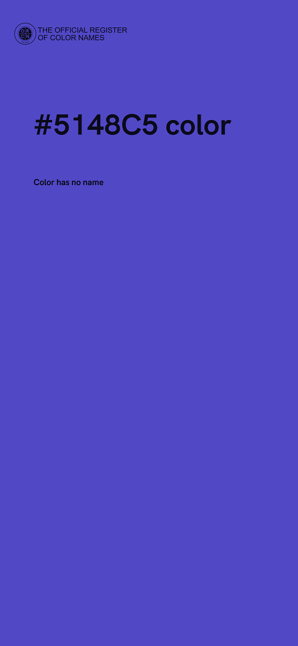 #5148C5 color image
