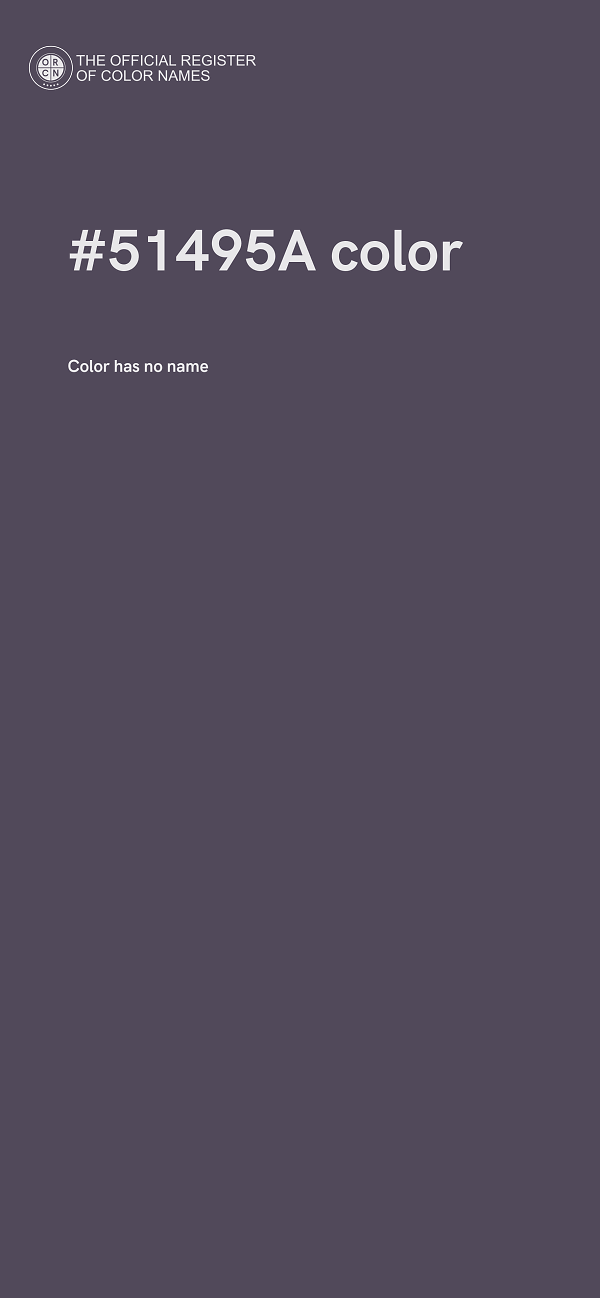 #51495A color image