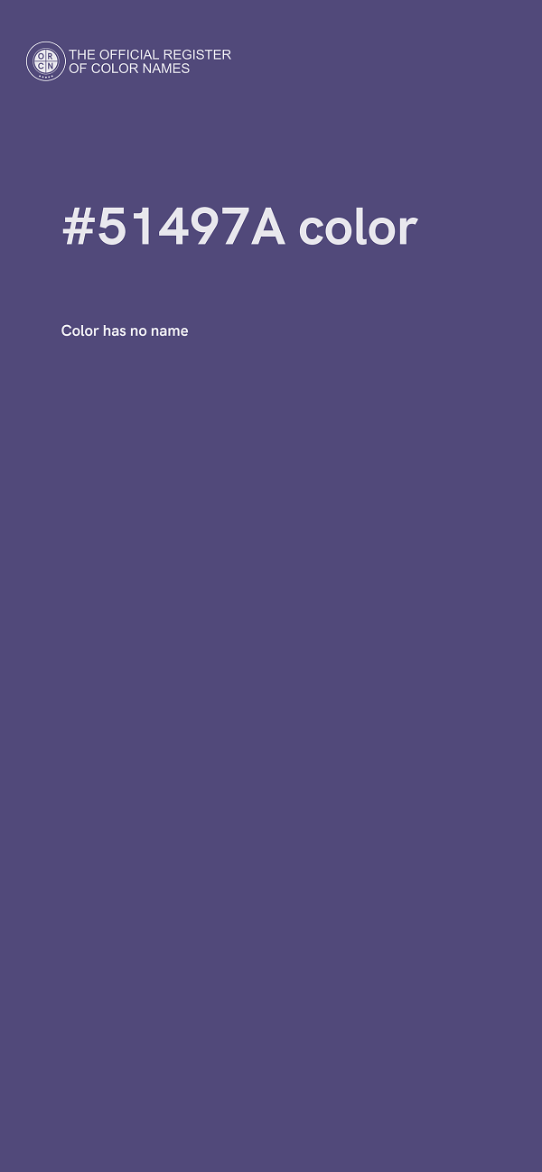 #51497A color image
