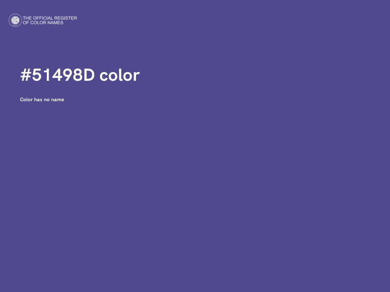 #51498D color image