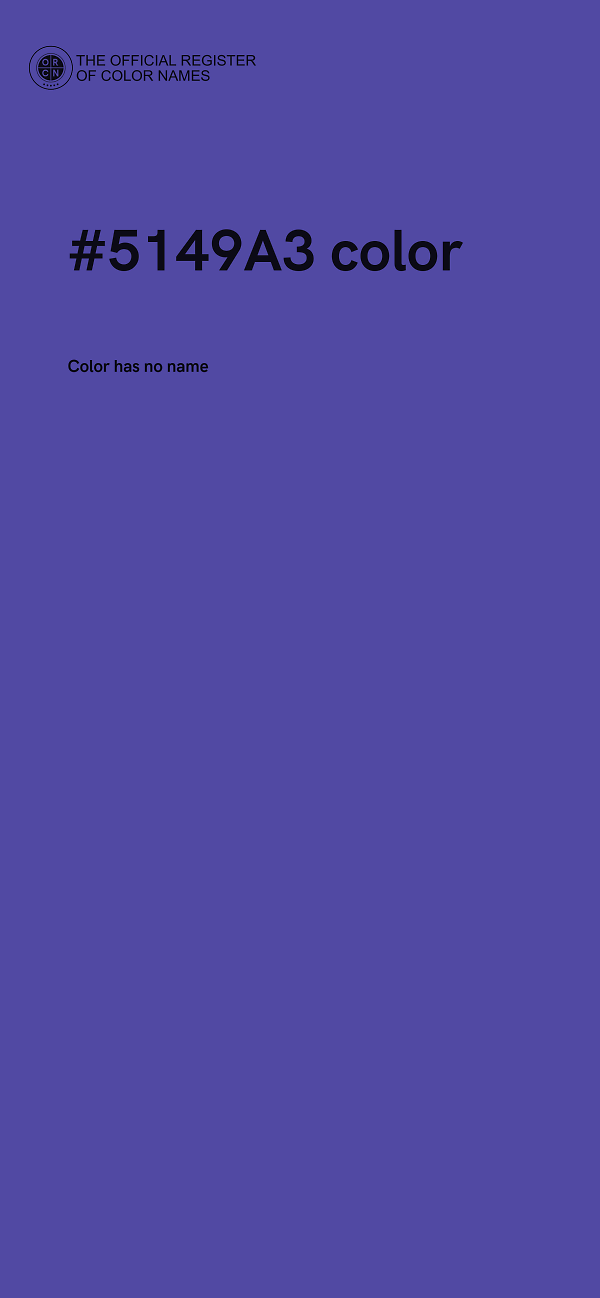 #5149A3 color image