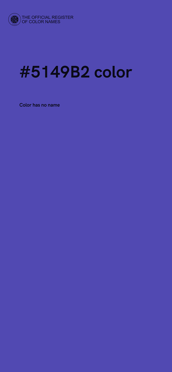 #5149B2 color image