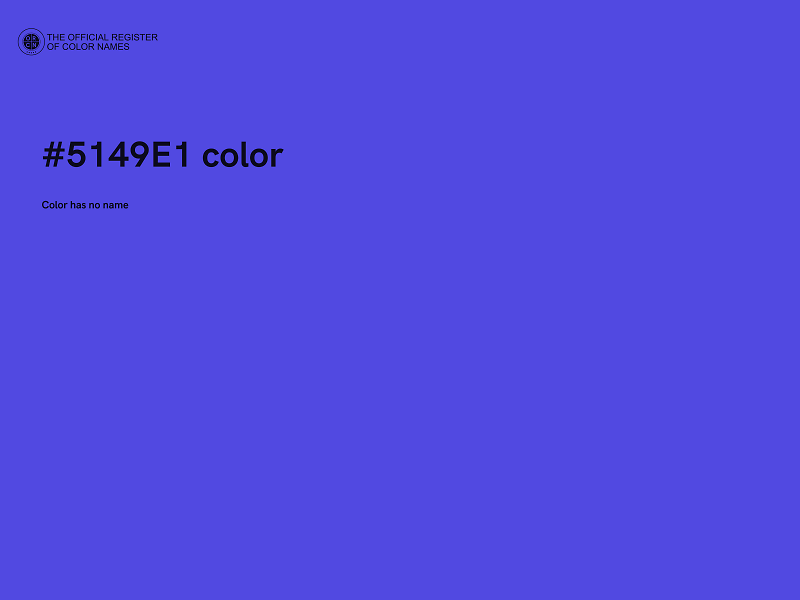 #5149E1 color image