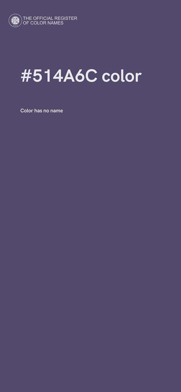 #514A6C color image