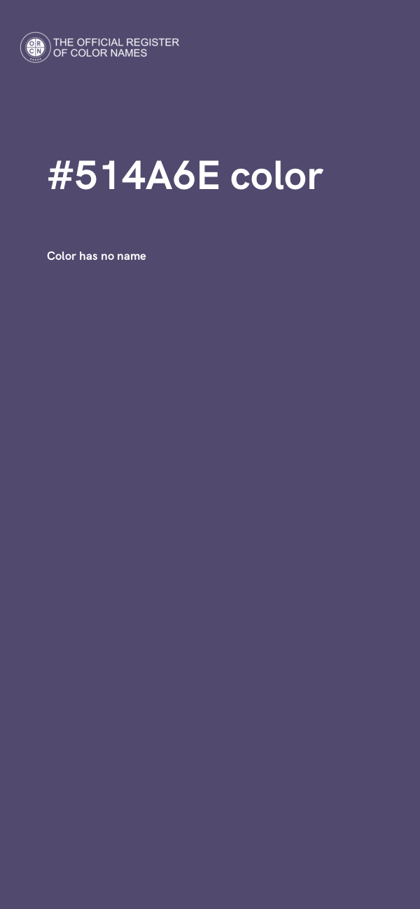 #514A6E color image