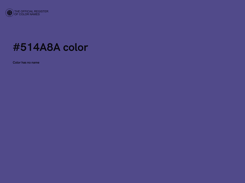 #514A8A color image