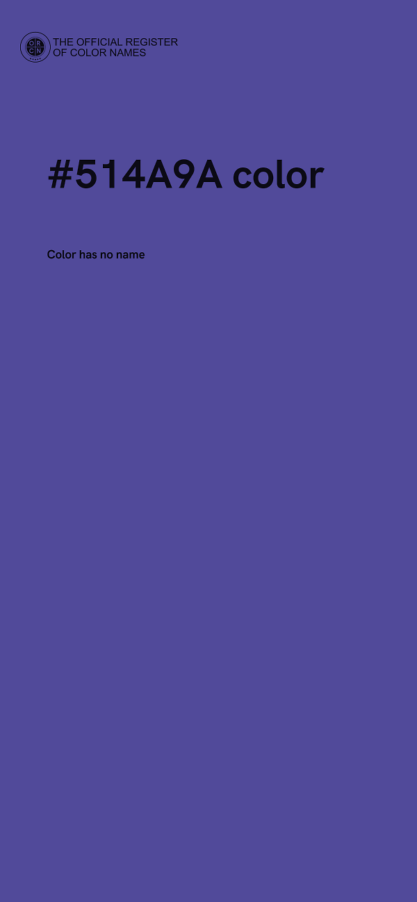 #514A9A color image