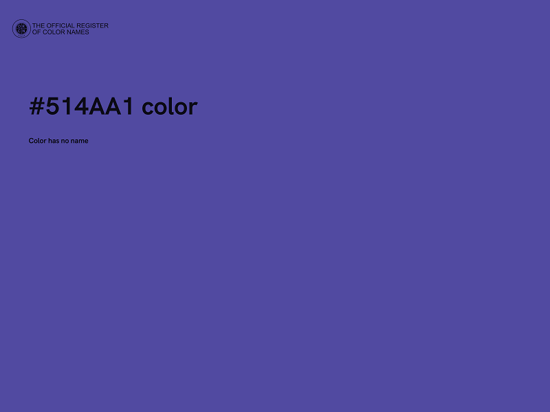 #514AA1 color image