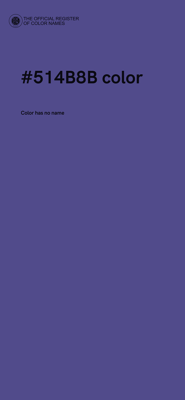 #514B8B color image