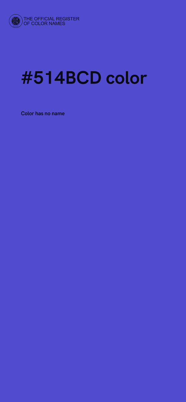 #514BCD color image