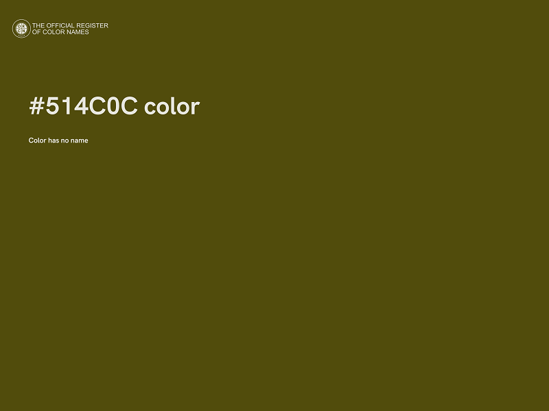 #514C0C color image