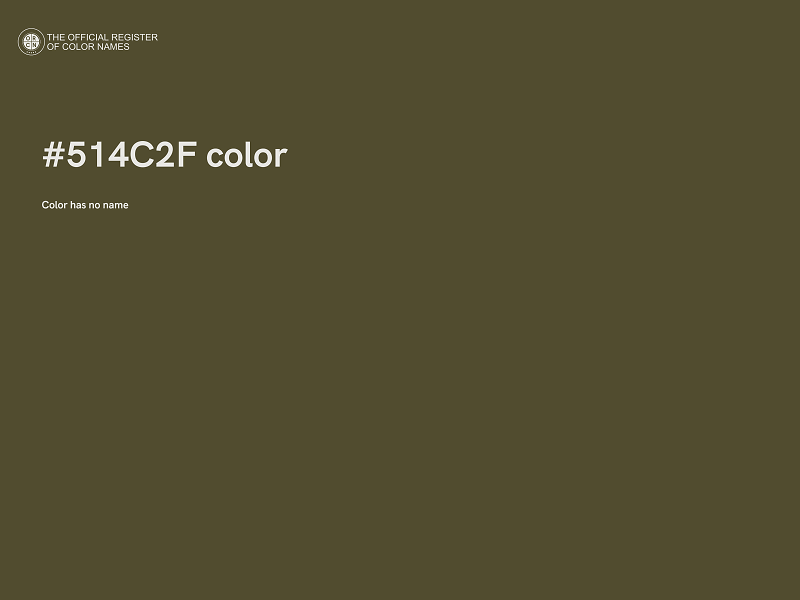 #514C2F color image