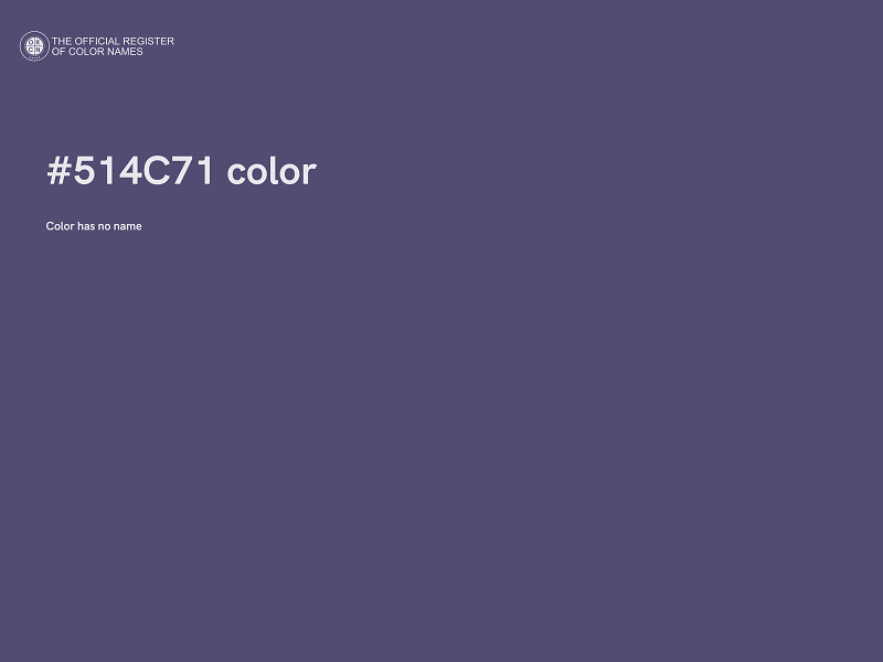 #514C71 color image