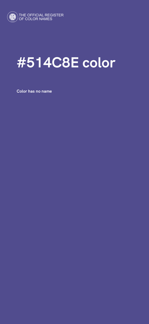 #514C8E color image