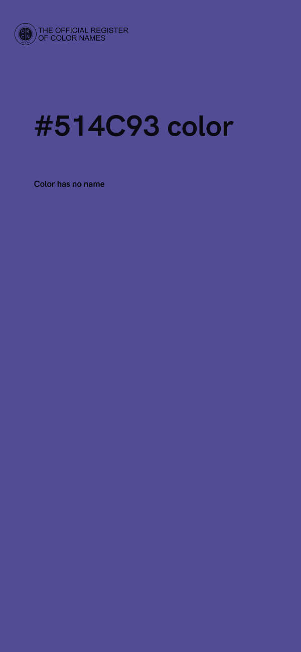 #514C93 color image