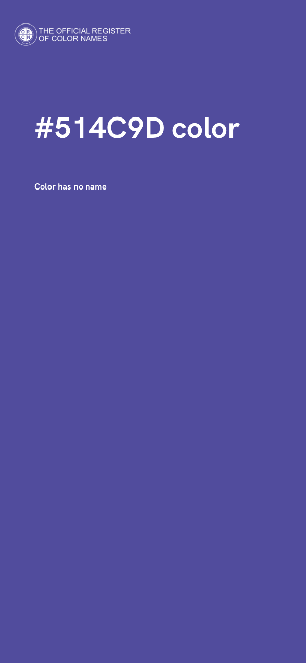 #514C9D color image